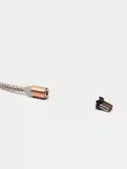 Золотой кабель USB и коннектор Denmen D09 для зарядки магнитный 2.4A, Lightning/Type-C/Micro Usb