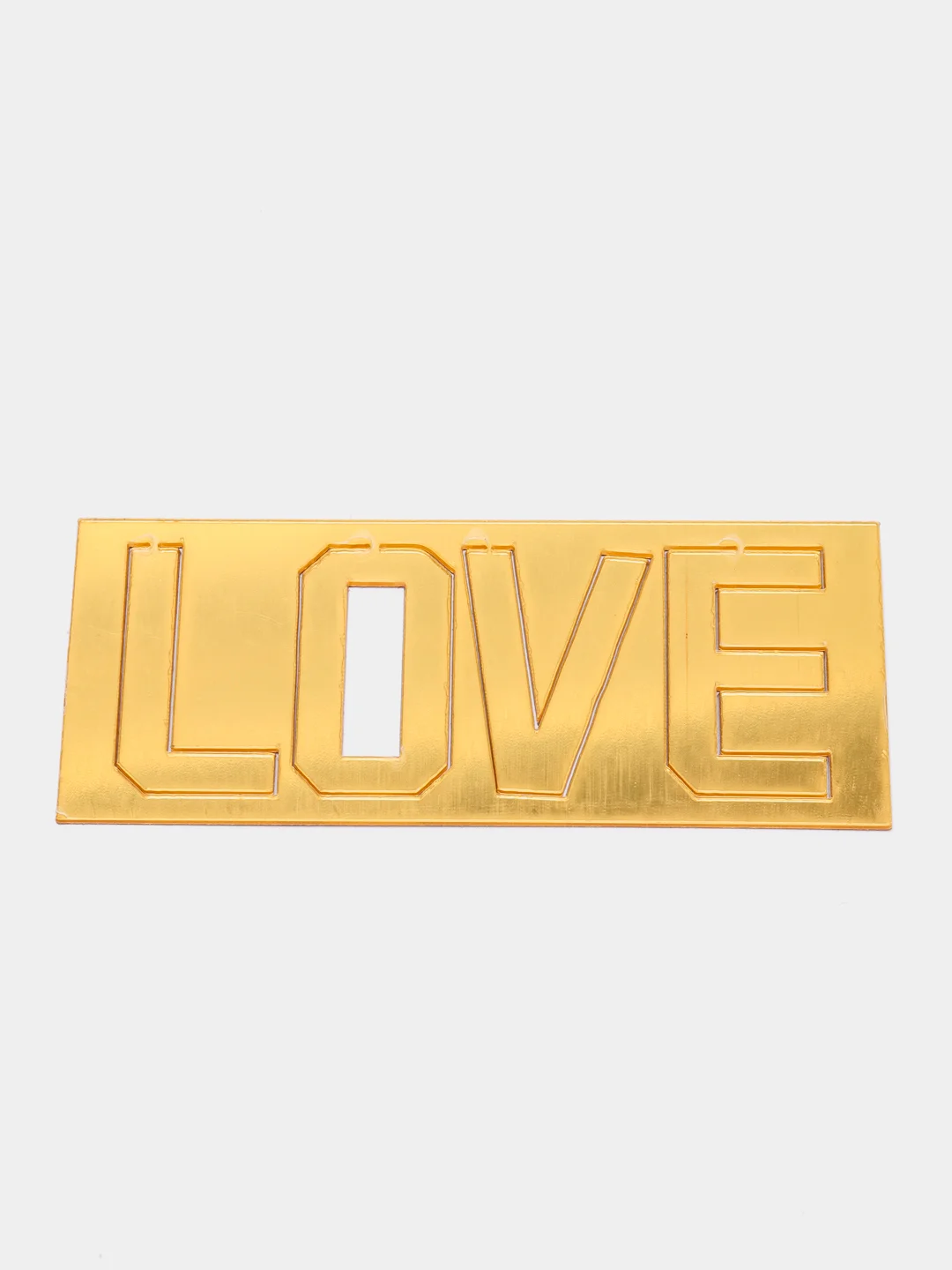 Розовый топпер на торт "Love"