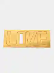 Розовый топпер на торт "Love"