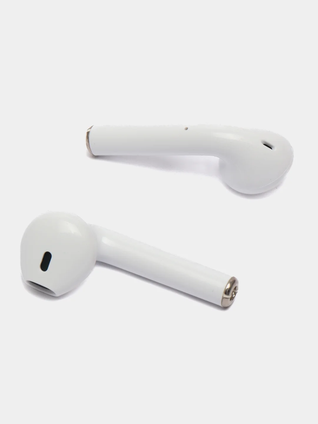 Белый беспроводные Bluetooth наушники i12 с микрофоном для  смартфона / TWS наушники