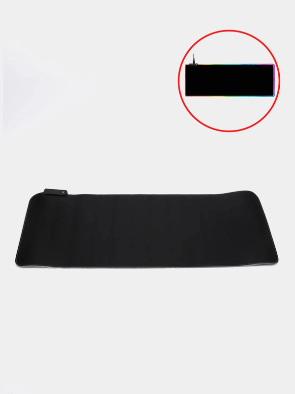 Игровой коврик для мыши с RGB подсветкой