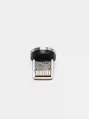 Серый магнитный зарядный USB кабель Borofone BU16, Micro USB/Type-C/Lightning