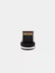 Серый магнитный зарядный USB кабель Borofone BU16, Micro USB/Type-C/Lightning