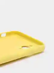 Желтый чехол силиконовый с кольцом на iPhone 11 Pro mobios