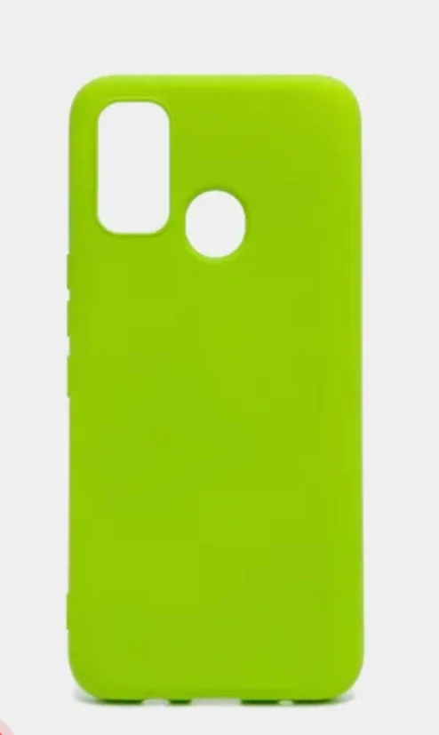 Бирюзовый чехол с бархатом внутри TECNO SPARK 7