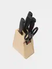 Набор ножей на подставке, 7 предметов, ножи + подставка