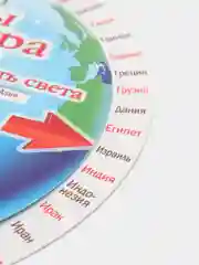Шпаргалка "Страны мира". Диаметр 15,5 см