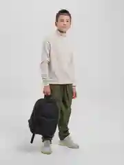 Угольный школьный рюкзак / Повседневный рюкзак