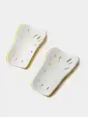 Желтый щитки футбольные детские, без креплений