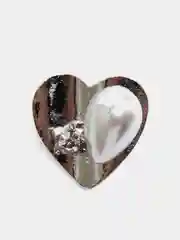 Серебряный брошь "Сердце"