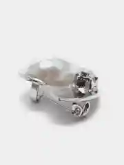 Серебряный брошь "Сердце"