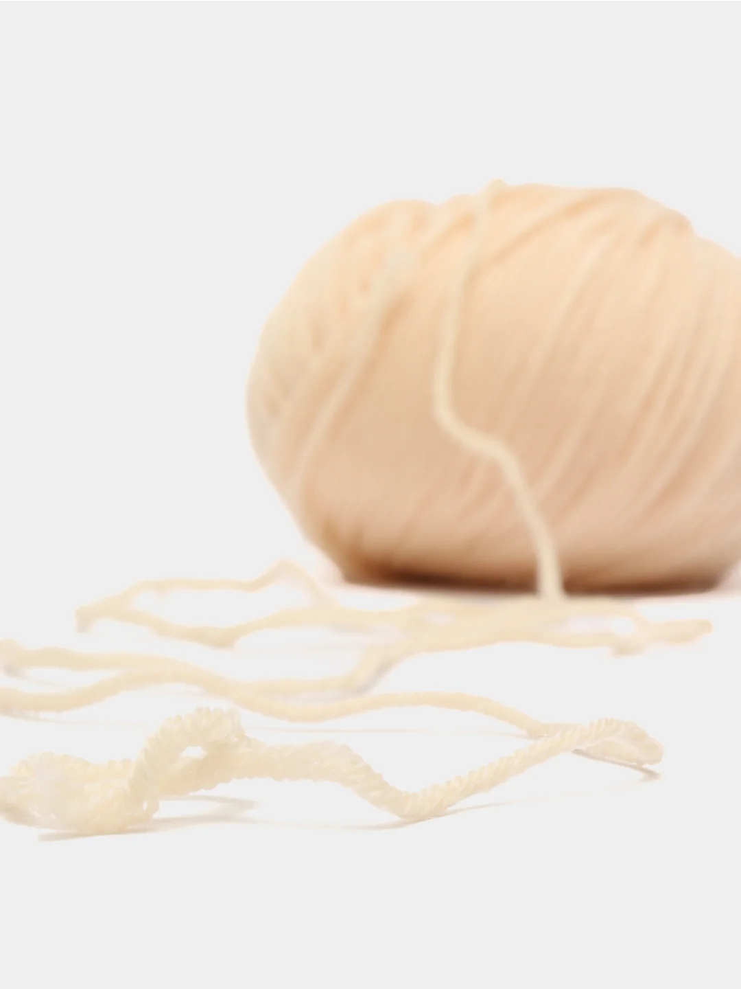 Кремовый пряжа Gazzal Wool 115, мериносовая шерсть, 50г/115м