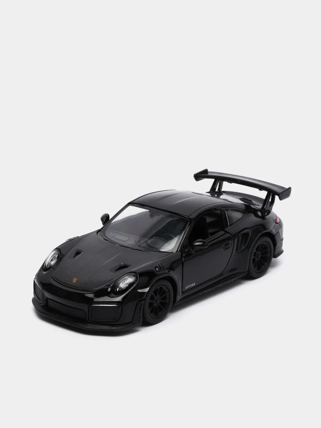 Черный металлическая машинка 1:36 Porsche 911 GT2 RS KT5408D