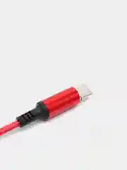 Красный кабель зарядный Micro USB / Lightning / Type-C, 1,2 м, для Android и iPhone
