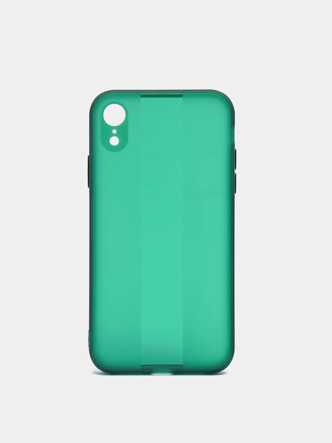 Зеленый чехол на iPhone XR, 1,5 мм Плотный цветной