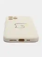 Бежевый чехол  для iPhone пикачу, покемоны