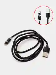 Шоколадный магнитный кабель для зарядки Micro USB, Type C, Lightning