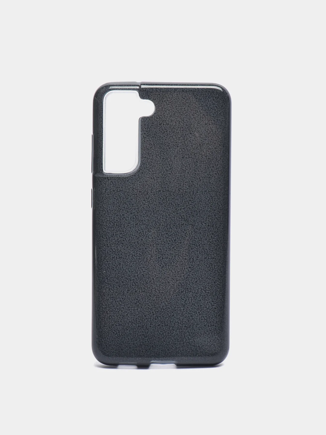 Угольный чехол блестящий для Samsung Galaxy S21FE, накладка c блёстками для Самсунг S21 FE