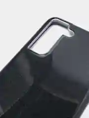 Угольный чехол блестящий для Samsung Galaxy S21FE, накладка c блёстками для Самсунг S21 FE
