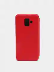 Красный чехол книжка Samsung Galaxy A6 2018