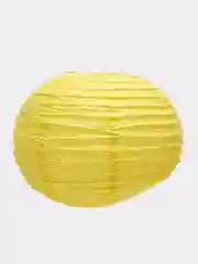 Лимонный шар-фонарик бумажный для декора
