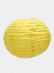 Лимонный шар-фонарик бумажный для декора