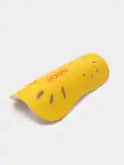 Желтый щитки футбольные детские, без креплений