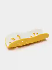 Желтый щитки футбольные детские, без креплений
