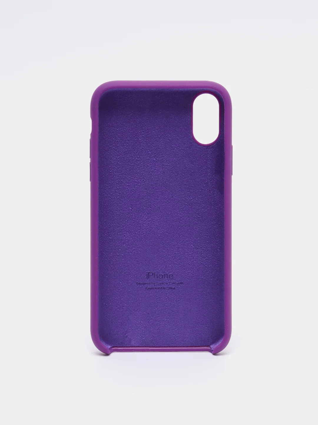 Фиолетовый чехол Silicone Case для iPhone XR