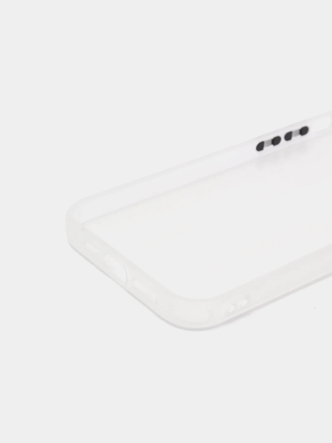 Белый чехол на iPhone 12, 1.5 мм Плотный цветной
