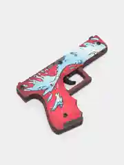 Деревянный пистолет Глок 18 (Glock 18) v1.6 Дух Воды (резинкострел) КС ГО / CS GO