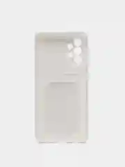 Белый чехол накладка c карманом для карт Xiaomi Poco X3, Poco M3, Samsung Galaxy A72, A52, A50