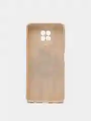 Серый чехол силиконовый с принтом для Xiaomi Redmi Note 9T (редми)