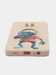Угольный чехол силиконовый с принтом для Xiaomi Redmi Note 9T (редми)