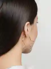 Золотой серьги