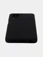 Черный чехол силиконовый с защитой камеры для Samsung A22, M22, M32 с бархатной подкладкой