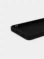 Черный чехол силиконовый с защитой камеры для Samsung A22, M22, M32 с бархатной подкладкой