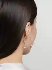 Серебряный серьги