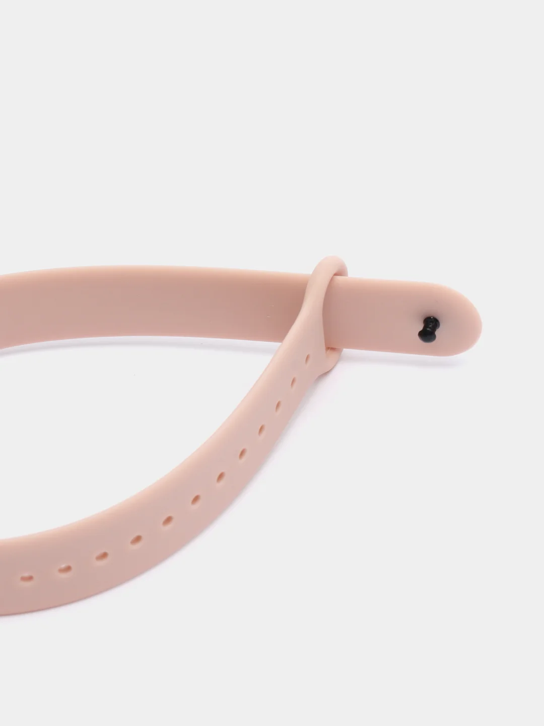 Бежевый силиконовый ремешок для фитнес браслета Xiaomi Mi Band 5 / Mi Band 6