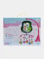 Бирюзовый музыкальный мобиль на кроватку