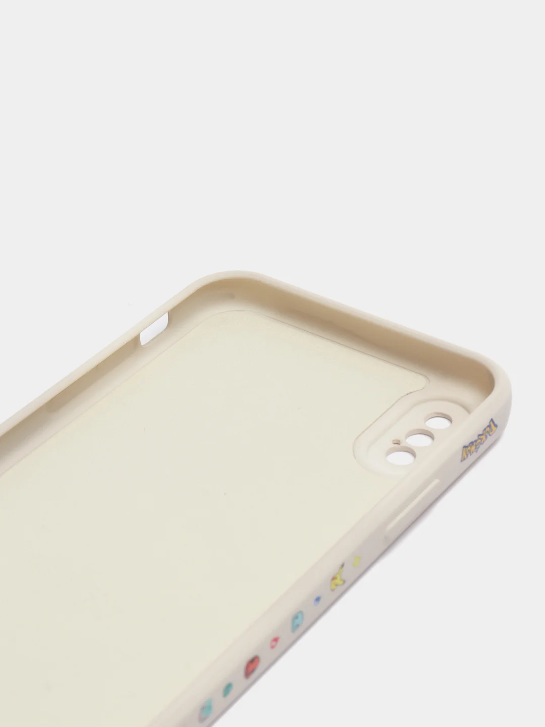 Бежевый чехол для iPhone пикачу, покемоны