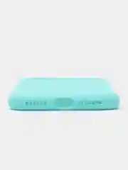 Бирюзовый чехол силиконовый с перфорацией для Айфон  iPhone 11 /11 Pro / 11 Pro Max / 12