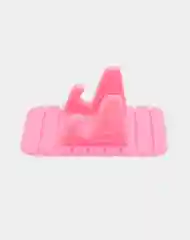 Розовый силиконовый держатель мобильного телефона (Car holder)