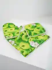 Салатовый фартук кухонный