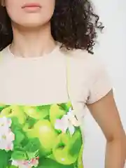 Салатовый фартук кухонный
