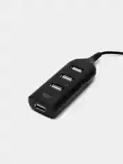 Черный usb HUB Хаб, разветвлитель юсб,