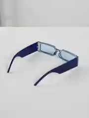 Синий очки солнцезащитные прямоугольные