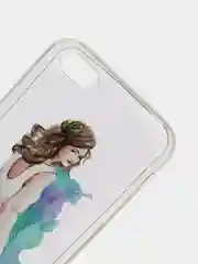 Фуксия чехол для Apple iPhone 6/6s / 6 Plus/6s Plus / 7/8 / 7 Plus/8 Plus / 11 / 11 PRO / 11 PRO MAX / XS Max / XR / X/XS  прозрачный силиконовый Девушки