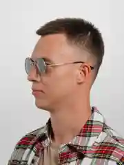 Синий солнцезащитные очки