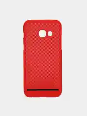 Красный чехол пластиковый с перфорацией для Samsung Galaxy A320 / J3 2017 / J530 / J5 Prime